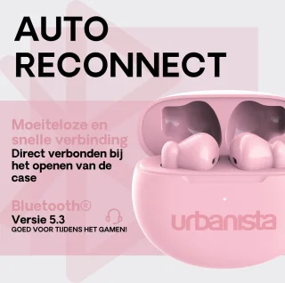 Urbanista Austin Bluetooth In-Ear Oordopjes Roze