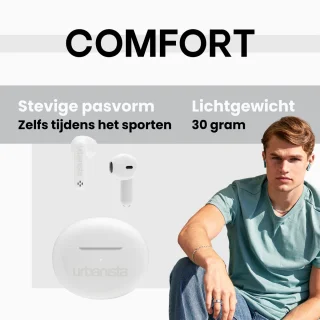 Urbanista Austin Bluetooth In-Ear Oordopjes Wit