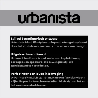 Urbanista Austin Bluetooth In-Ear Oordopjes Zwart
