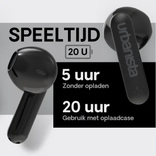 Urbanista Austin Bluetooth In-Ear Oordopjes Zwart