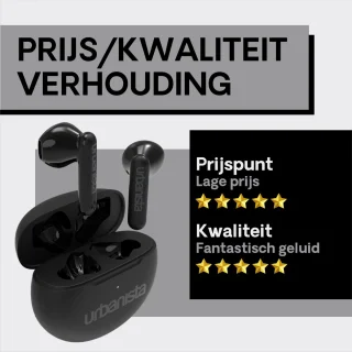 Urbanista Austin Bluetooth In-Ear Oordopjes Zwart