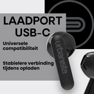 Urbanista Austin Bluetooth In-Ear Oordopjes Zwart