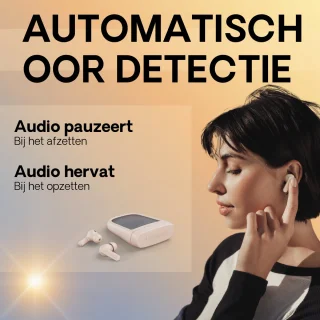 Urbanista Phoenix ANC Draadloze In-ear Oordopjes Beige