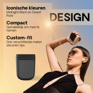 Urbanista Phoenix ANC Draadloze In-ear Oordopjes Zwart