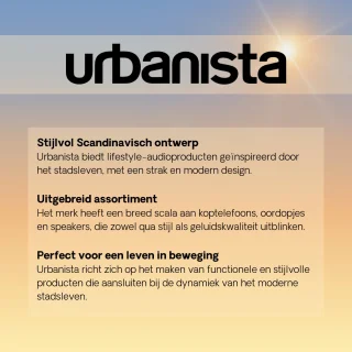 Urbanista Phoenix ANC Draadloze In-ear Oordopjes Zwart