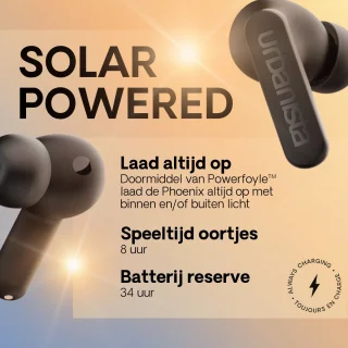 Urbanista Phoenix ANC Draadloze In-ear Oordopjes Zwart