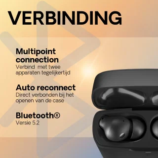 Urbanista Phoenix ANC Draadloze In-ear Oordopjes Zwart