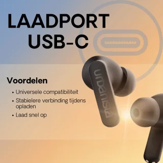 Urbanista Phoenix ANC Draadloze In-ear Oordopjes Zwart