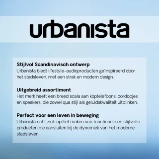 Urbanista Porto Draadloze In-ear Oordopjes Zwart