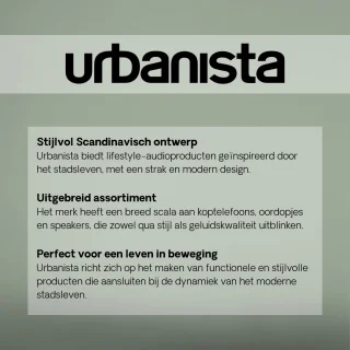 Urbanista Santa Monica Draadloze Oordopjes Wit