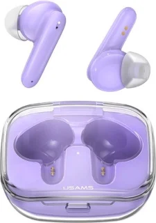 USAMS BE16 Bluetooth 5.3 TWS oordopjes blauw