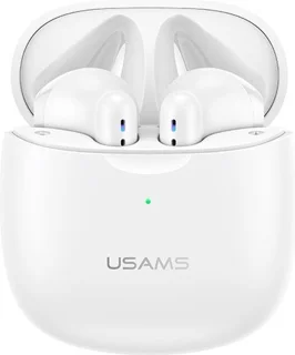 USAMS Bluetooth 5.0 Draadloze Earbuds Wit