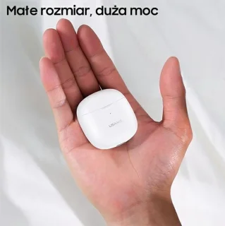 USAMS Bluetooth 5.0 Draadloze Earbuds Wit