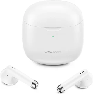 USAMS Bluetooth 5.0 Draadloze Earbuds Wit