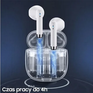 USAMS Bluetooth 5.0 Draadloze Earbuds Wit