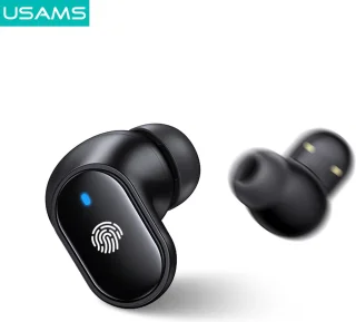 USAMS Bluetooth 5.1 Draadloze Earbuds Zwart