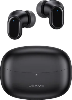 USAMS Bluetooth 5.1 Draadloze Earbuds Zwart