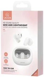 Usams Bluetooth 5.3 Draadloze Headset Wit