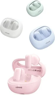 Usams Bluetooth 5.3 Draadloze Headset Wit