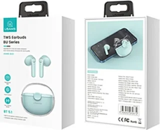 USAMS BU12 Series Wireless Earbuds BHUBU03 Green