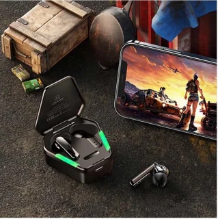 USAMS Gaming Draadloze Bluetooth Oordopjes Zwart