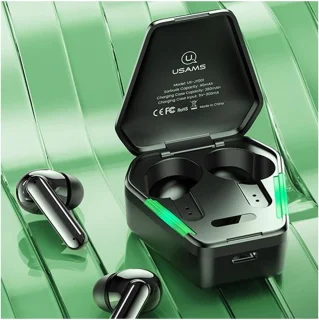 USAMS Gaming Draadloze Bluetooth Oordopjes Zwart