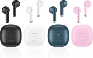 USAMS IA04 draadloze in-ear oordopjes zwart