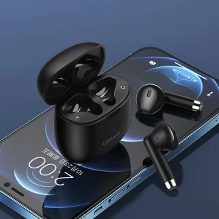 USAMS IA04 draadloze in-ear oordopjes zwart