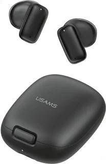 USAMS ID25 Bluetooth 5.3 TWS hoofdtelefoon zwart