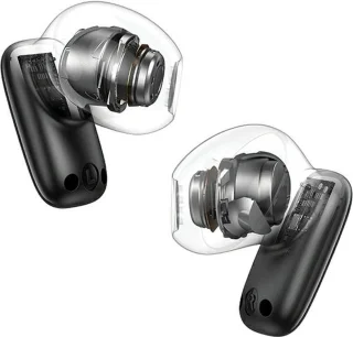 USAMS ID25 Bluetooth 5.3 TWS hoofdtelefoon zwart