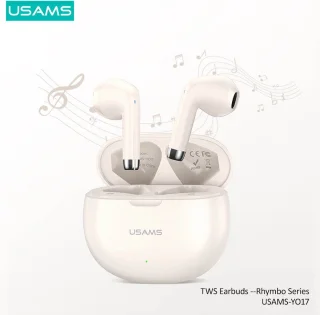 USAMS Rhymbo Series BHUYO02 draadloze Bluetooth hoofdtelefoon beige