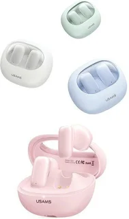 USAMS TD22 Bluetooth 5.3 TWS draadloze hoofdtelefoon groen