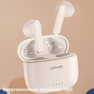 USAMS US14 Series Bluetooth 5.3 TWS hoofdtelefoon blauw