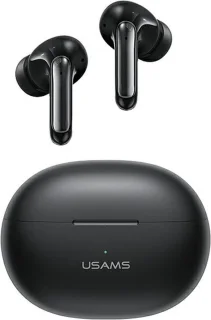 USAMS X-Don Series BHUXD01 Bluetooth 5.3 TWS Draadloze Hoofdtelefoon Zwart