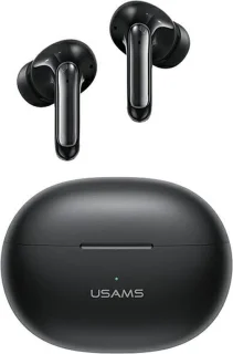 USAMS X-Don Series BHUXD01 Bluetooth 5.3 TWS Draadloze Hoofdtelefoon Zwart