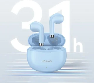 USAMS YO17 Bluetooth 5.3 Oordopjes Blauw