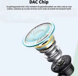 USB-C Oordopjes met Microfoon en Afstandsbediening voor Samsung S-serie