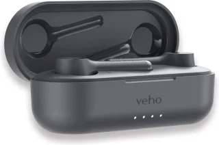 Veho STIX II True Wireless Earphones Grey
