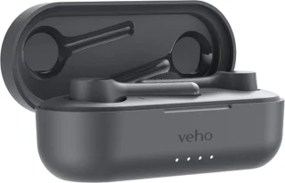 Veho STIX II True Wireless Earphones Grey
