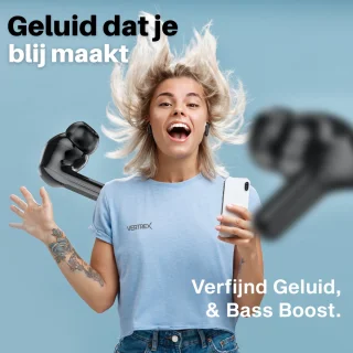 Vertrex Sounds Pro-3 Bluetooth Draadloze Oordopjes