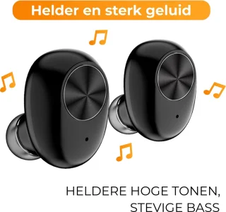 VI Douxe In-Ear Draadloze Oordopjes Zwart