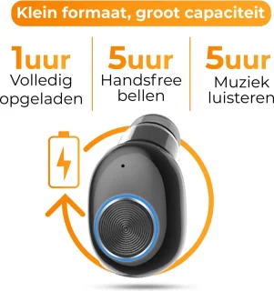 VI Douxe In-Ear Draadloze Oordopjes Zwart