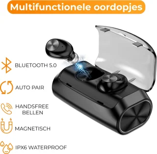 VI Douxe In-Ear Draadloze Oordopjes Zwart