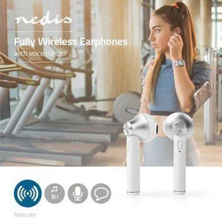 Volledig Draadloze Bluetooth Oordopjes Wit met Charging Case