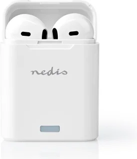 Volledig Draadloze Bluetooth Oordopjes Wit met Charging Case