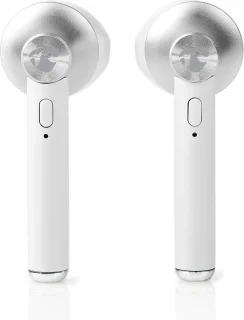 Volledig Draadloze Bluetooth Oordopjes Wit met Charging Case