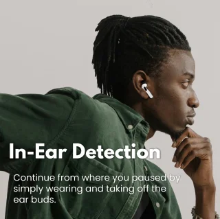 Voltma AirBeats Draadloze Bluetooth Oordopjes Wit
