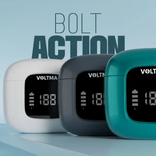Voltma® Bolt Action Draadloze Oordopjes White