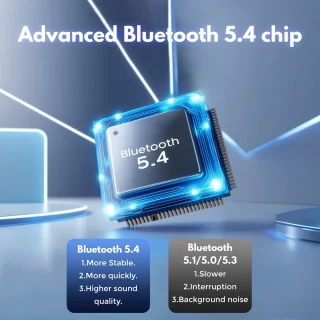 Voltma EchoBuds Draadloze Bluetooth Oordopjes Zwart