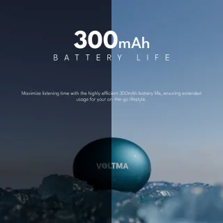 Voltma Sonic Volt Draadloze Oordopjes Bluetooth Metallic Blauw